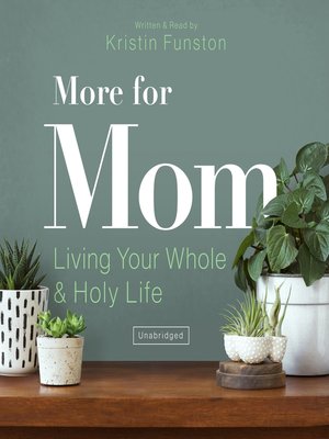 cover image of More for Mom